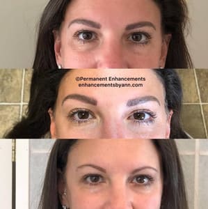 Eyebrow Tattoo result by Permanent Enhancements By Ann in Solon, OH