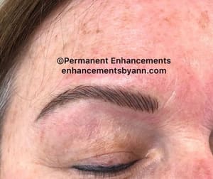 Eyebrow Tattoo result by Permanent Enhancements By Ann in Solon, OH