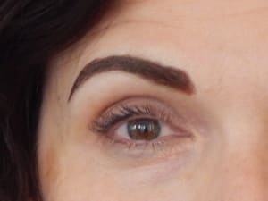 Eyebrow Tattoo result by Permanent Facial Makeup by Judy in Marvin, NC