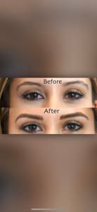 Eyebrow Tattoo result by Permanent Make Up artist by Carolina in South River, NJ