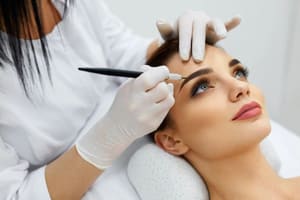 Eyebrow Tattoo result by Permanent Make Up artist by Carolina in South River, NJ