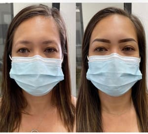 Eyebrow Tattoo result by Permanent Make Up artist by Carolina in South River, NJ