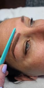 Eyebrow Tattoo result by Permanent Make-up Artist & microblading by BELLA PINE PERMANENT COSMETICS in St George, UT