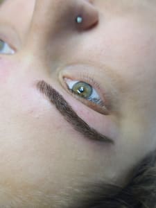Eyebrow Tattoo result by Permanent Make-up Artist & microblading by BELLA PINE PERMANENT COSMETICS in St George, UT