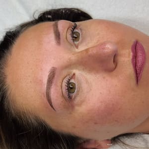Eyebrow Tattoo result by Permanent Make-up Artist & microblading by BELLA PINE PERMANENT COSMETICS in St George, UT