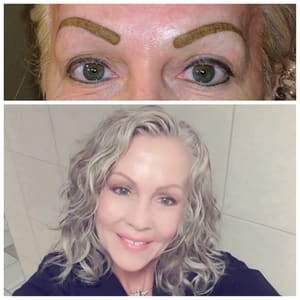 Eyebrow Tattoo result by Permanent Make-Up By Ali in Abilene, TX