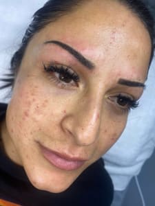 Eyebrow Tattoo result by Permanent make up by Ann in Palm Desert, CA