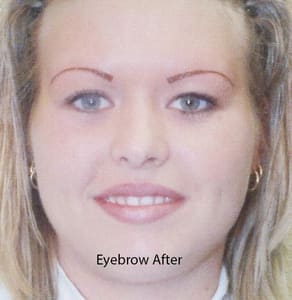 Eyebrow Tattoo result by Permanent make-up By Patricia - Professional Makeup Artist & Services, Permanent Eyeliner in Palm Bay, FL