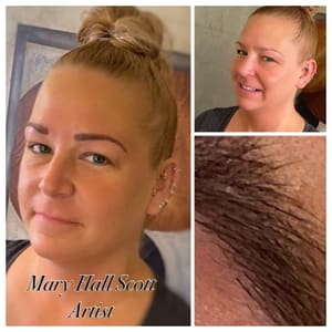 Eyebrow Tattoo result by Permanent Make-up Designs & Lash Extensions by Mary in Madison, WI