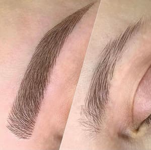 Eyebrow Tattoo result by Permanent Make-up Glendale, La Belle PMU in Glendale, CA