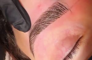 Eyebrow Tattoo result by Permanent Make-up Glendale, La Belle PMU in Glendale, CA