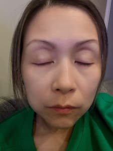 Eyebrow Tattoo result by Permanent makeup Anastasiia Dysiuk in Staten Island, NY