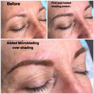 Eyebrow Tattoo result by Permanent Makeup and Lash Extensions by Tanya Jerome in Coeur D Alene, ID