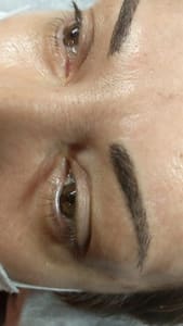 Eyebrow Tattoo result by Permanent Makeup and Microblading by Design in Los Angeles, CA