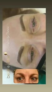 Eyebrow Tattoo result by Permanent Makeup and Microblading by Design in Los Angeles, CA
