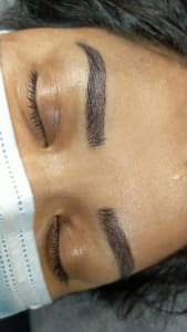 Eyebrow Tattoo result by Permanent Makeup and Microblading by Design in Los Angeles, CA