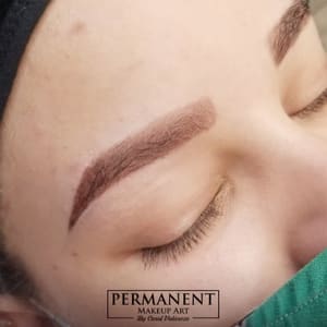 Eyebrow Tattoo result by Permanent makeup art in Waukesha, WI