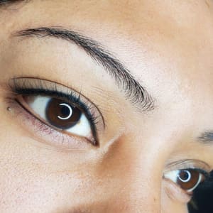Eyebrow Tattoo result by Permanent Makeup Beautique in Dallas, TX