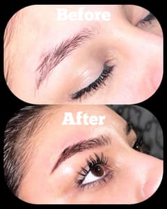 Eyebrow Tattoo result by Permanent Makeup Beauty LLC in Williston, ND