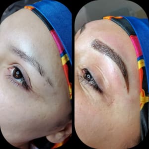Eyebrow Tattoo result by Permanent Makeup Beauty LLC in Williston, ND