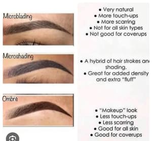 Eyebrow Tattoo result by Permanent Makeup Brows Lips in San Diego, CA