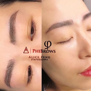 Eyebrow Tattoo result by Permanent Makeup By Allie in Los Alamitos, CA