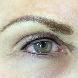Eyebrow Tattoo result by Permanent Makeup by Ann in San Diego, CA