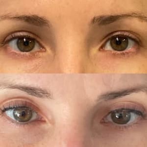 Eyebrow Tattoo result by Permanent Makeup by Ann in San Diego, CA