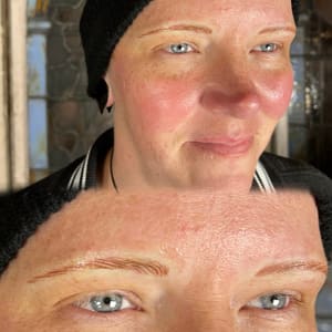Eyebrow Tattoo result by Permanent Makeup by Anna in Indianapolis, IN