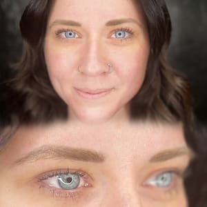 Eyebrow Tattoo result by Permanent Makeup by Anna in Indianapolis, IN