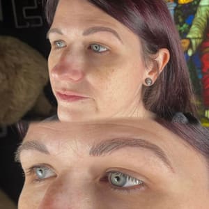 Eyebrow Tattoo result by Permanent Makeup by Anna in Indianapolis, IN