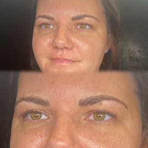 Eyebrow Tattoo result by Permanent Makeup by Anna in Indianapolis, IN