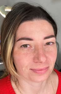 Eyebrow Tattoo result by Permanent Makeup by Anna K in St Petersburg, FL