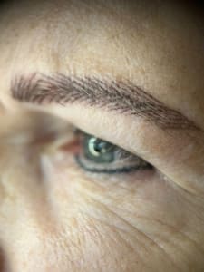Eyebrow Tattoo result by Permanent makeup by Berni in Mokena, IL