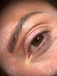 Eyebrow Tattoo result by Permanent makeup by Berni in Mokena, IL