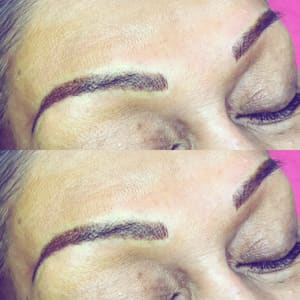 Eyebrow Tattoo result by Permanent Makeup By Carrie Ann in Fargo, ND