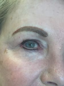Eyebrow Tattoo result by Permanent Makeup by Chandie in Moline, IL