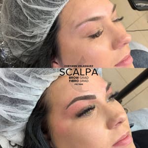 Eyebrow Tattoo result by Permanent makeup by Cheyann in Chico, CA