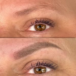 Eyebrow Tattoo result by Permanent Makeup by Claire in Hendersonville, TN