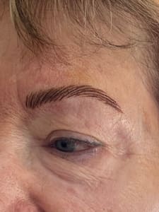 Eyebrow Tattoo result by Permanent Makeup by Debi in Kissimmee, FL