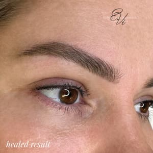 Eyebrow Tattoo result by Permanent makeup by Elena Vi in Hallandale Beach, FL