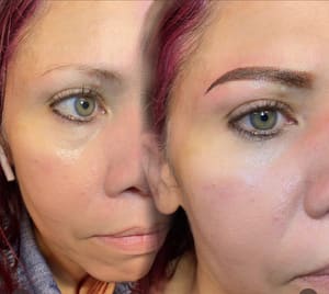 Eyebrow Tattoo result by Permanent makeup by Emma in Brooklyn, NY
