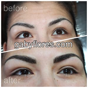Eyebrow Tattoo result by Permanent Makeup By Gaby in Clovis, CA