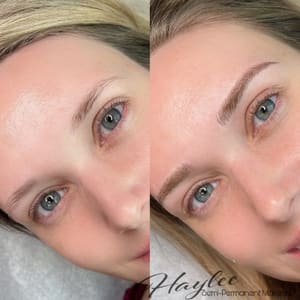 Eyebrow Tattoo result by Permanent Makeup by Haylee in Fairfax, VA