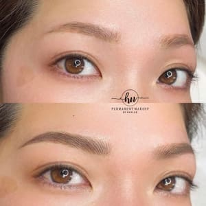 Eyebrow Tattoo result by Permanent Makeup by Haylee in Fairfax, VA