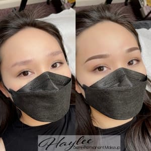 Eyebrow Tattoo result by Permanent Makeup by Haylee in Fairfax, VA