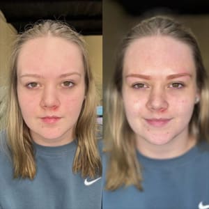 Eyebrow Tattoo result by Permanent Makeup By Hotaru in Louisville, KY