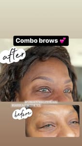 Eyebrow Tattoo result by Permanent Makeup By Hotaru in Louisville, KY
