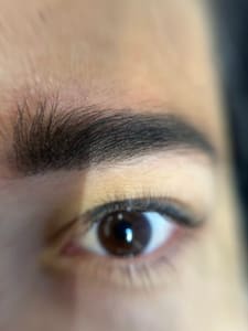 Eyebrow Tattoo result by Permanent Makeup by IRINA Smith in Palm Desert, CA