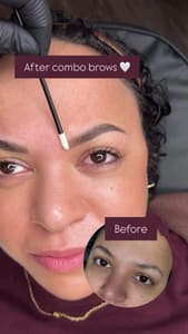 Eyebrow Tattoo result by Permanent Makeup By Jade in Louisville, KY